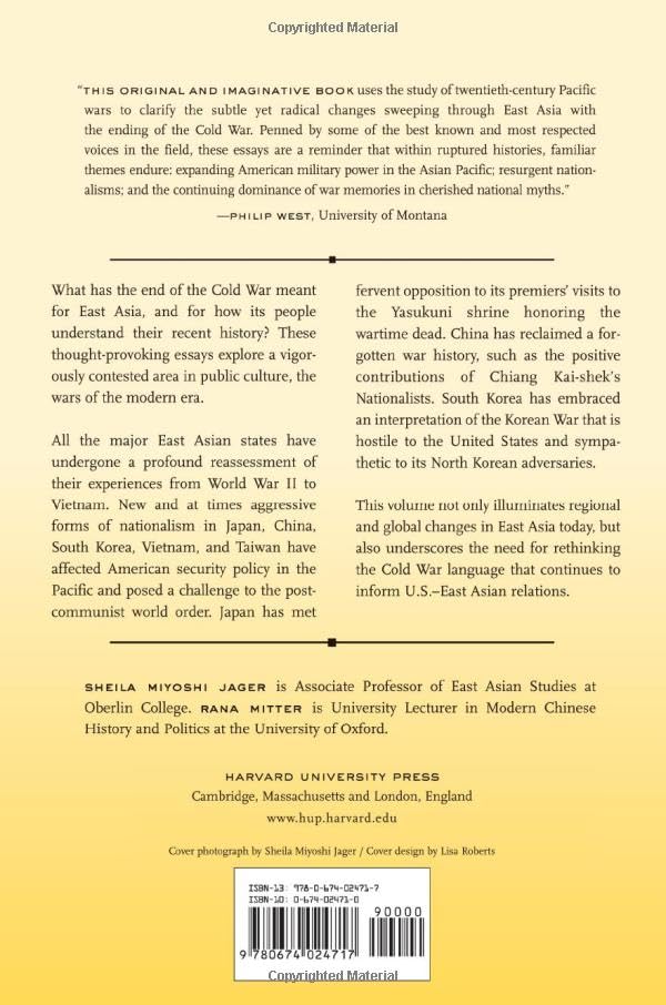 Ruptured Histories: War, Memory, and the Post-Cold War in Asia