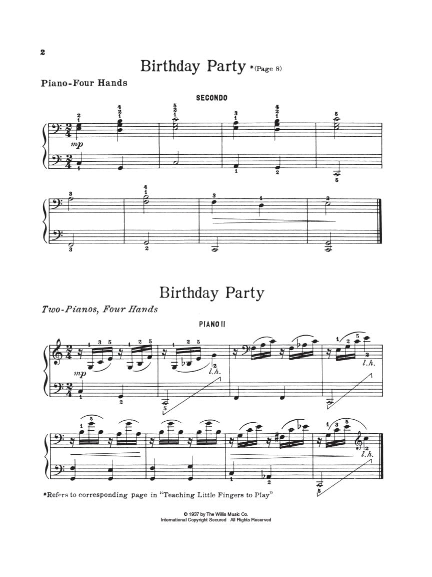 Teaching Little Fingers to Play Ensemble: Optional Acompaniments for the TLF Method (Supplementary Series)  Beginner to Intermediate 1 Piano and 2 ... Little Fingers to Play Supplementary Series)