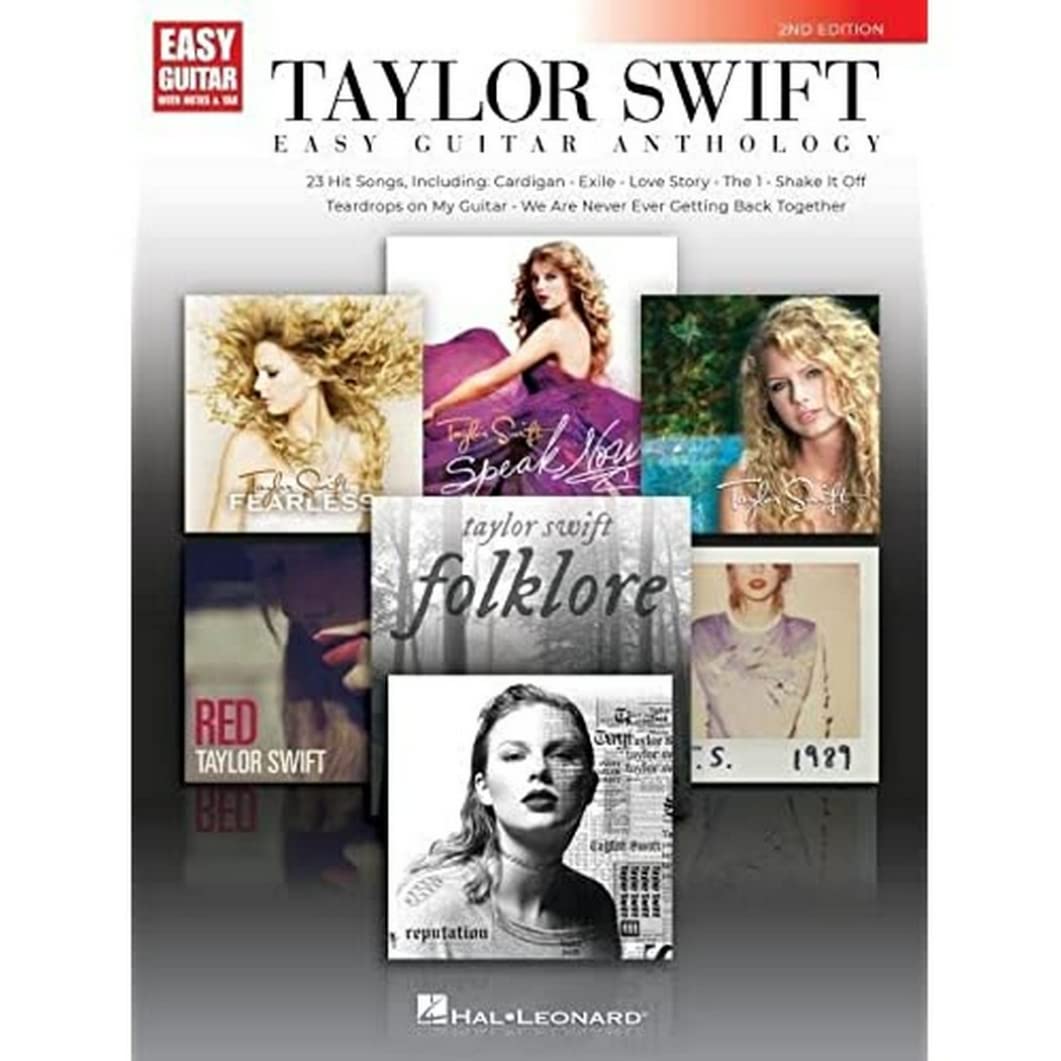Taylor Swift - Easy Guitar Anthology 2nd Edition (Easy Guitar With Notes & Tab)  Guitar Song Books with Chords and Lyrics  Taylor Swift Sheet Music Book with 23 Hits for Guitar