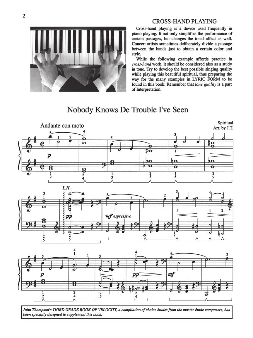 John Thompson's Modern Course for the Piano - Third Grade (Book/Audio): Third Grade (John Thompson's Modern Course for the Piano Series)