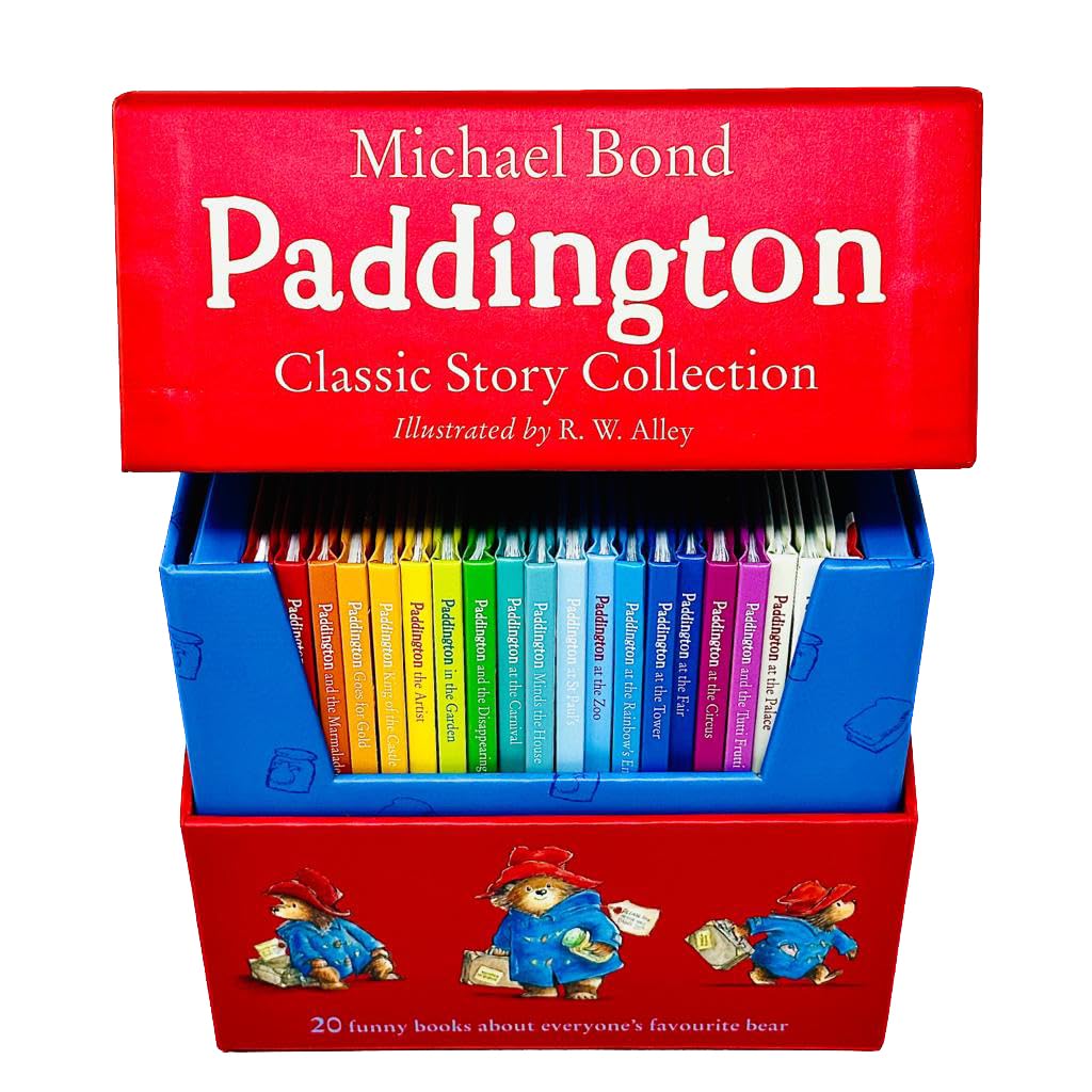 Paddington Classic Story Collection 20 Books Box Set (Paddington, At the Zoo , at St Paul's, the Marmalade Maze, at the Palace , The Tower , the Grand Tour, At The Carnival & More)