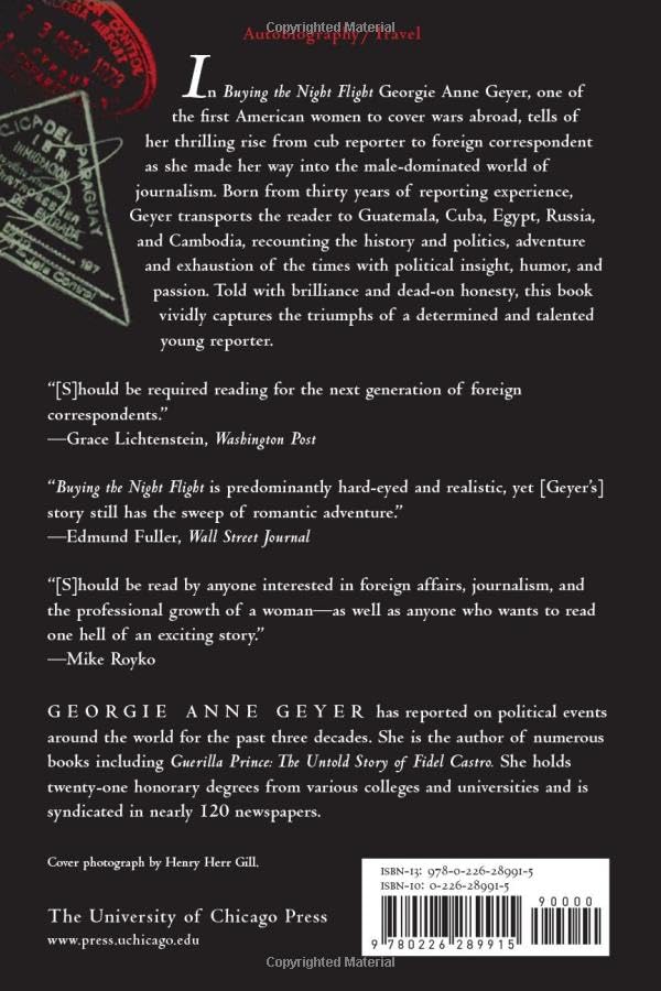 Buying the Night Flight: The Autobiography of a Woman Foreign Correspondent