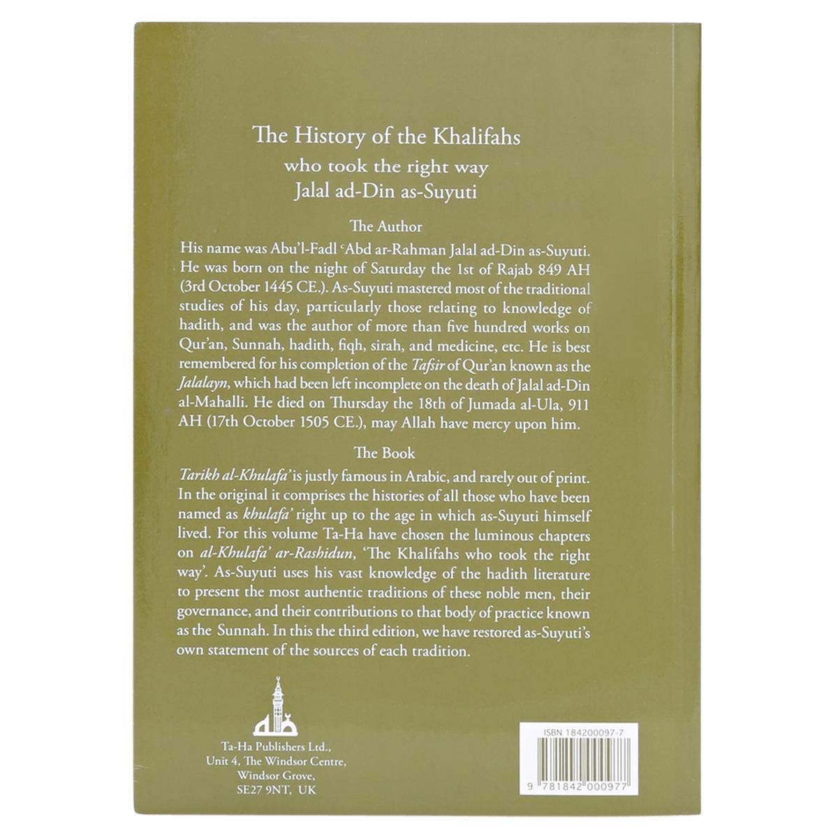 The History of the Khalifahs Who Took the Right Way