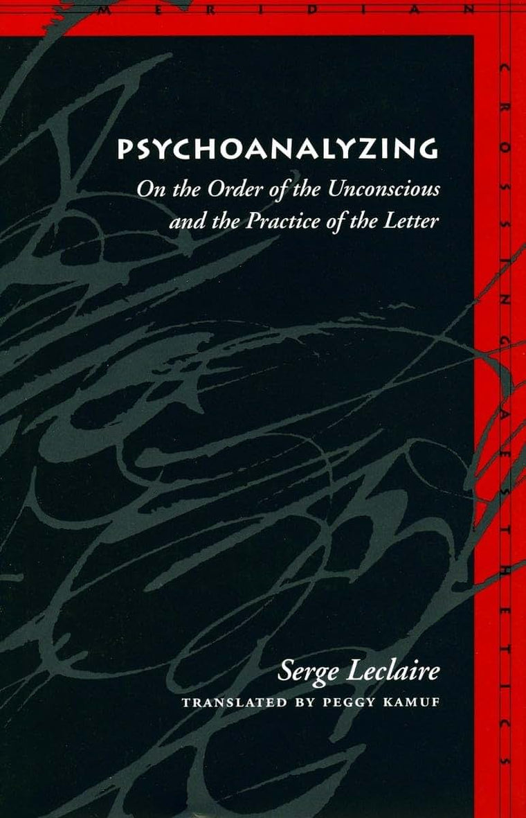 Psychoanalyzing: On the Order of the Unconscious and the Practice of the Letter (Meridian: Crossing Aesthetics)
