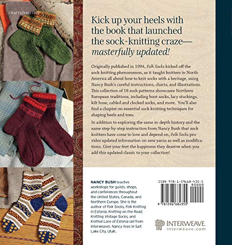 Folk Socks: The History & Techniques of Handknitted Footwear, Updated Edition