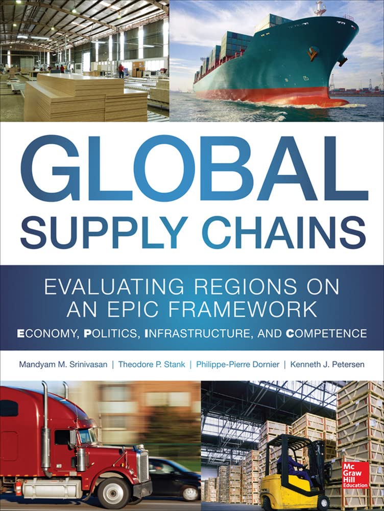 Global Supply Chains: Evaluating Regions on an EPIC Framework - Economy, Politics, Infrastructure, and Competence: EPIC Structure - Economy, Politics, Infrastructure, and Competence