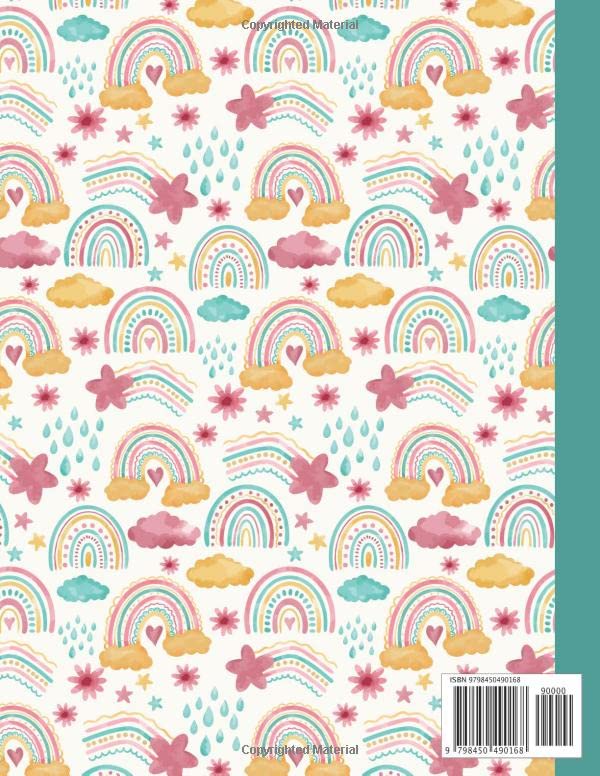 Primary Composition Book: with Drawing Space and Dotted midline for Grades k-2 (1/2 Ruling Sheets with Picture Story) (Primary Composition Books)