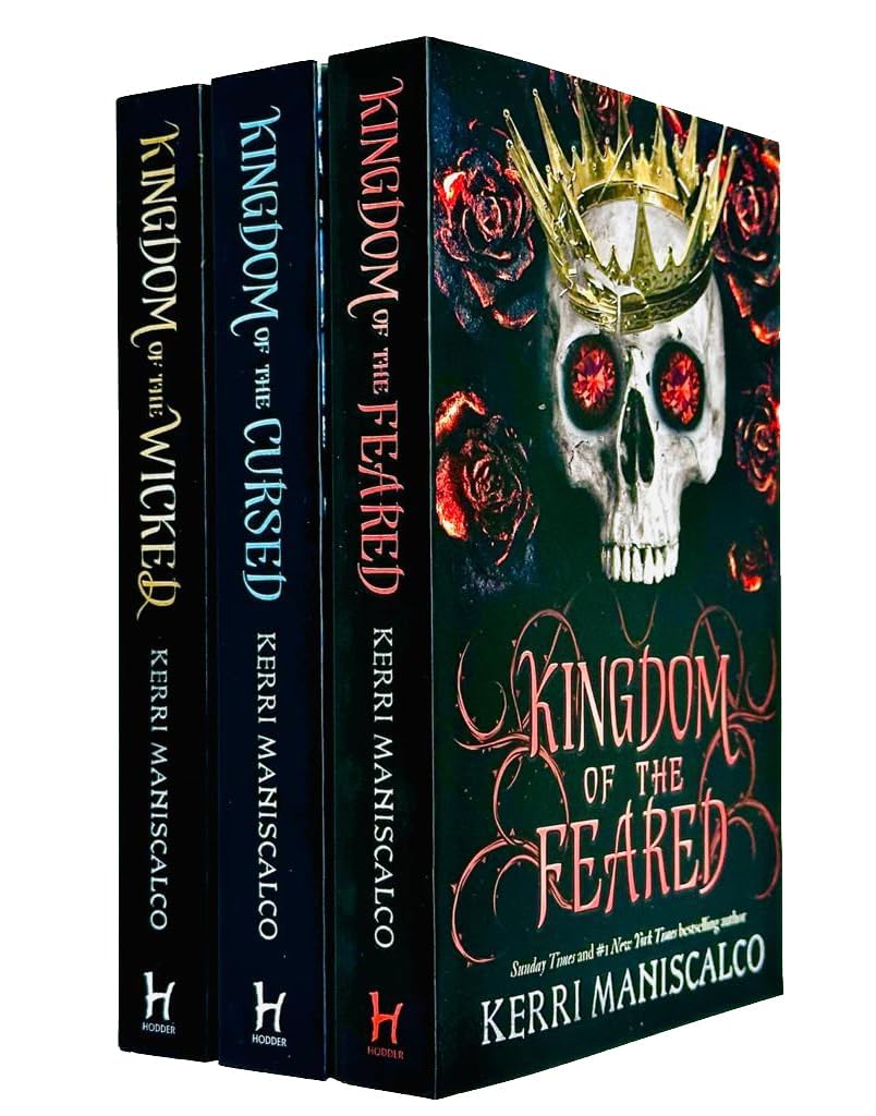 Kingdom of the Wicked Series 3 Books Collection Set By Kerri Maniscalco (Kingdom of the Wicked, Kingdom of the Cursed & Kingdom of the Feared)