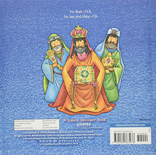 Christmas in the Manger Padded Board Book: A Christmas Holiday Book for Kids