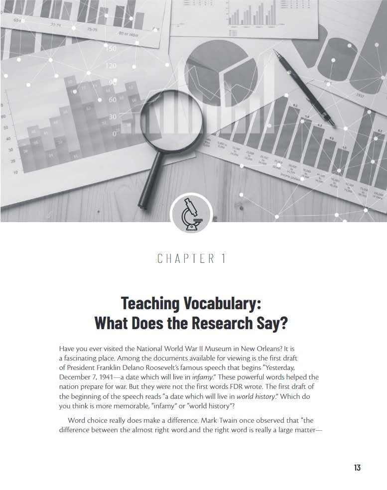 Building Vocabulary with Greek and Latin Roots: A Professional Guide to Word Knowledge and Vocabulary Development (Professional Resources)
