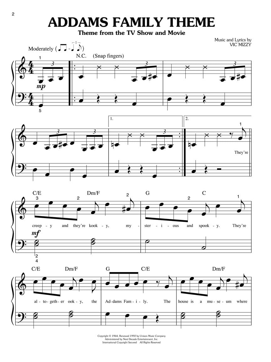 Halloween Favorites (Big-note Piano)