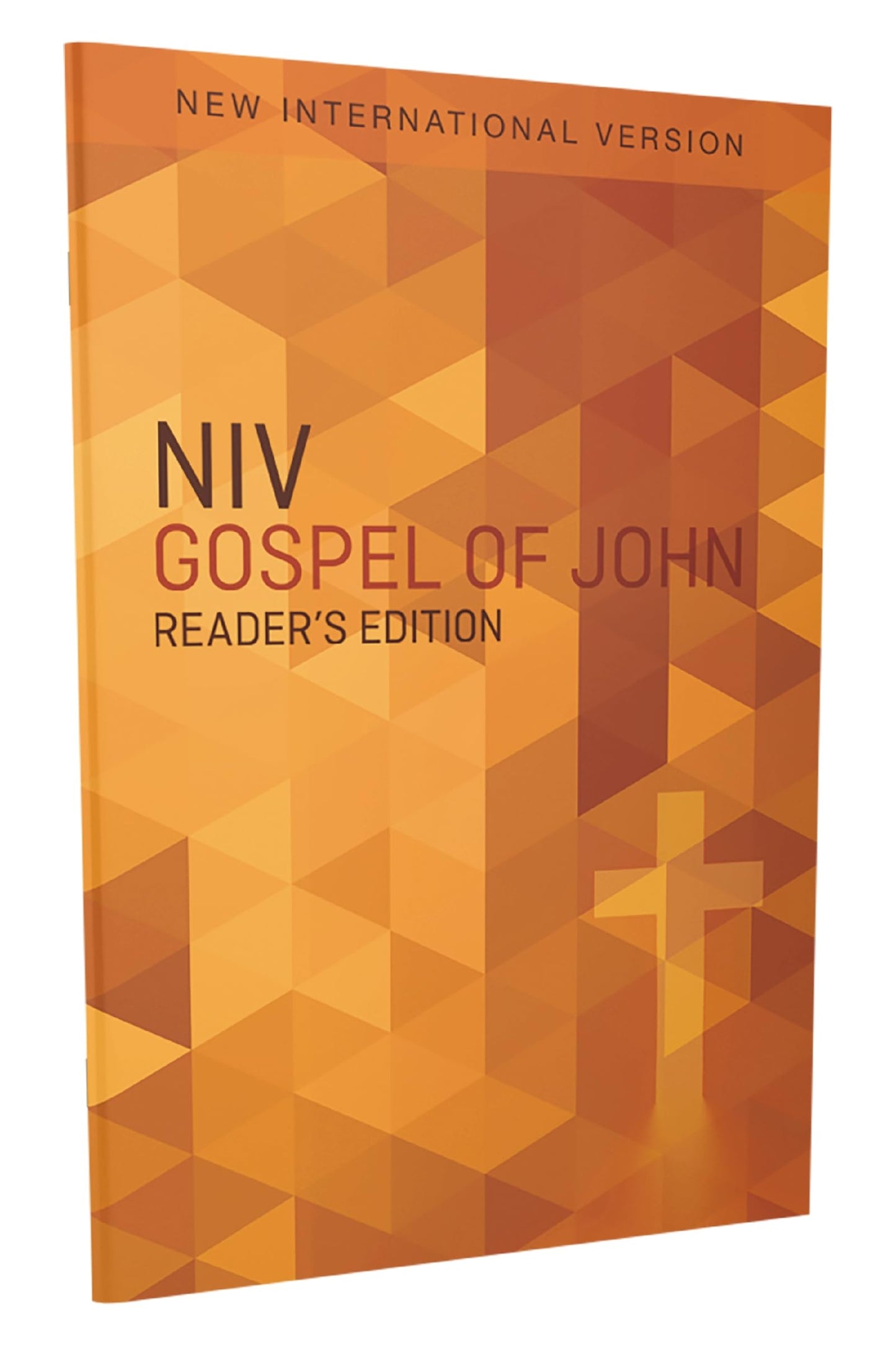 Gospel of John: New International Version, Orange Cross, Reader's Edition