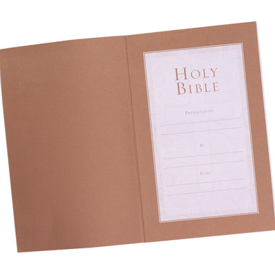 KJV Holy Bible, Gift and Award Bible - Softcover, King James Version, Antique Gold (KJV Gift Award Editions)