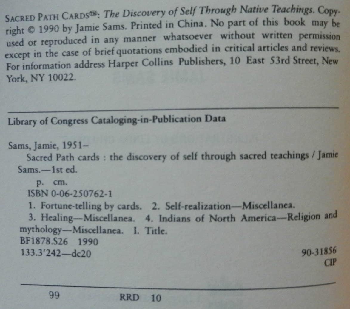 Sacred Path Cards: The Discovery of Self Through Native Teachings