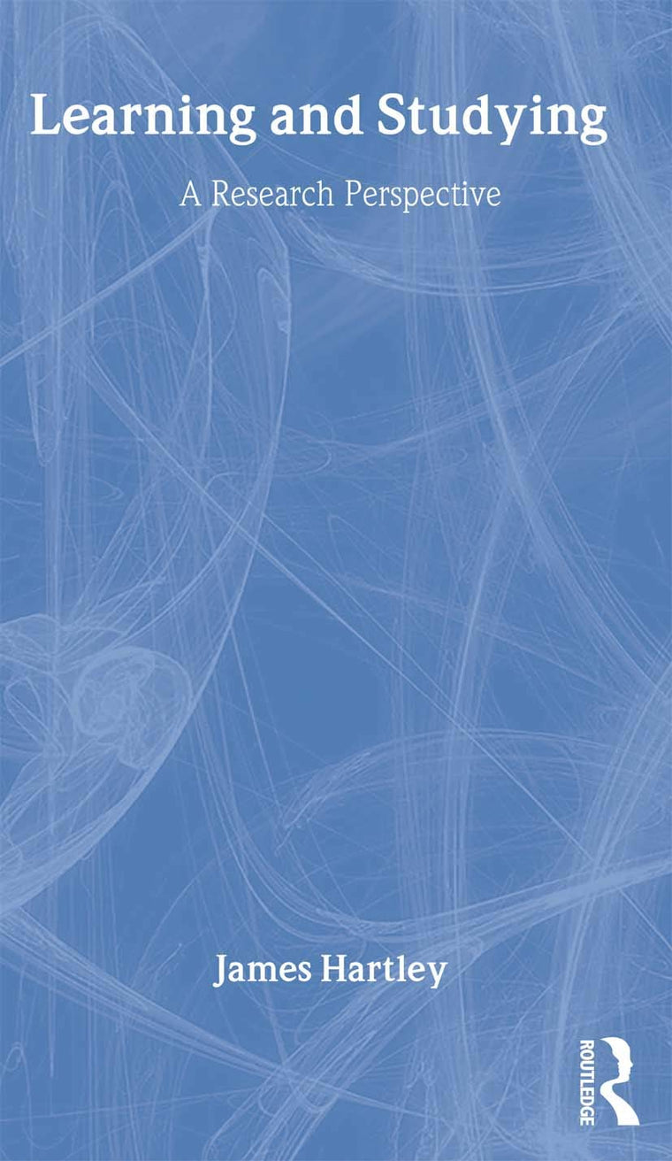 Learning and Studying: A Research Perspective (Psychology Focus)