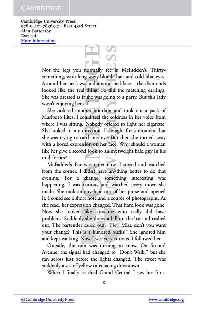 East 43rd Street Level 5 (Cambridge English Readers)