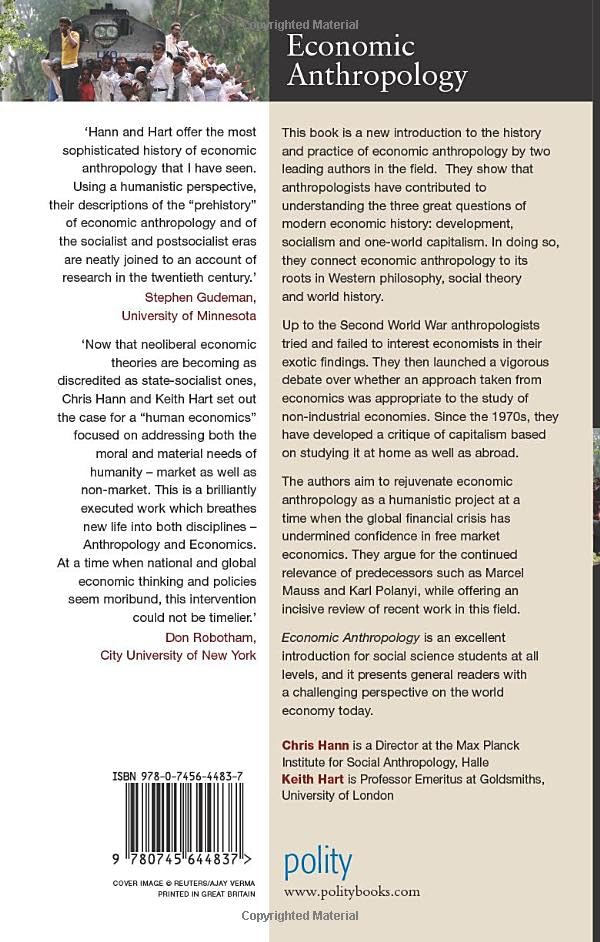 Economic Anthropology: History, Ethnography, Critique