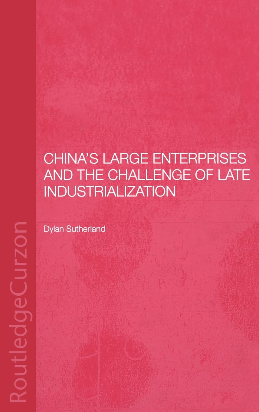 China's Large Enterprises and the Challenge of Late Industrialisation (Routledge Studies on the Chinese Economy)