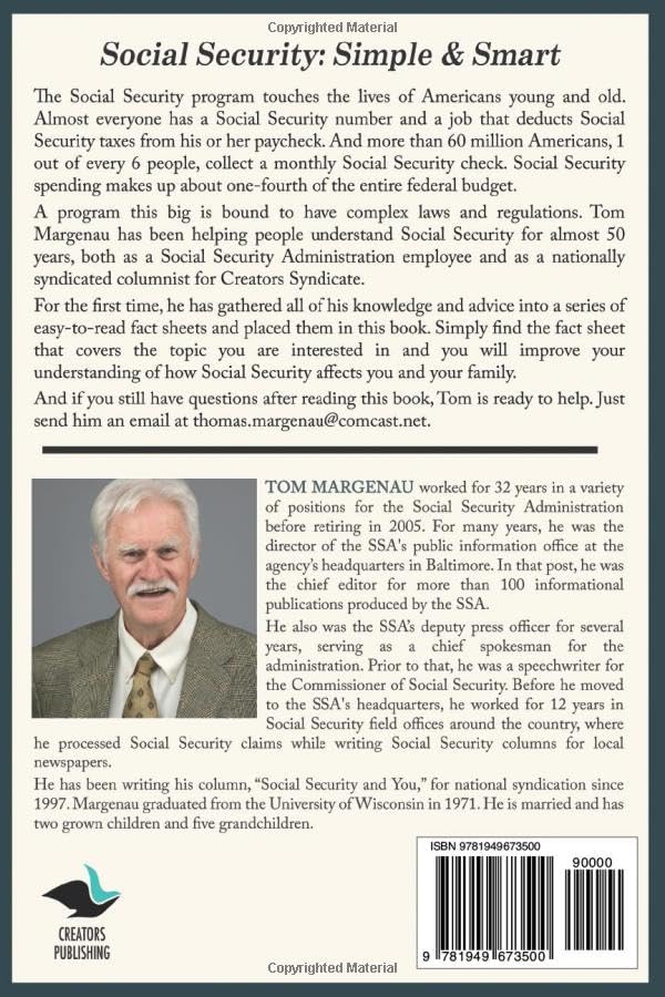 Social Security: Simple & Smart — back cover