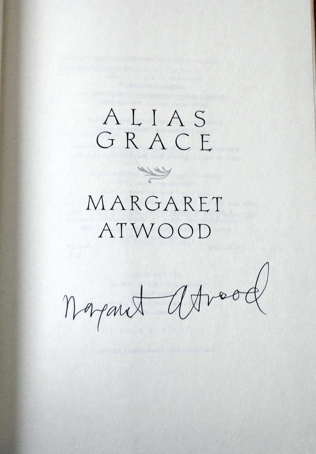 Alias Grace by Atwood, Margaret