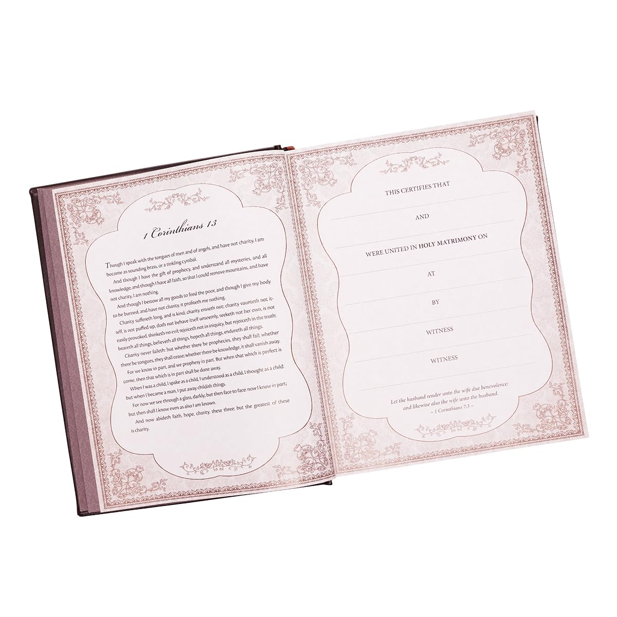 KJV Holy Bible, Classically Illustrated Heirloom Family Bible, Faux Leather Hardcover - Ribbon Markers, King James Version, Dark Brown/Gold (KJV Family Editions)