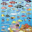 Virgin Islands Reef Creatures Guide Franko Maps Laminated Fish Card 4" x 6"