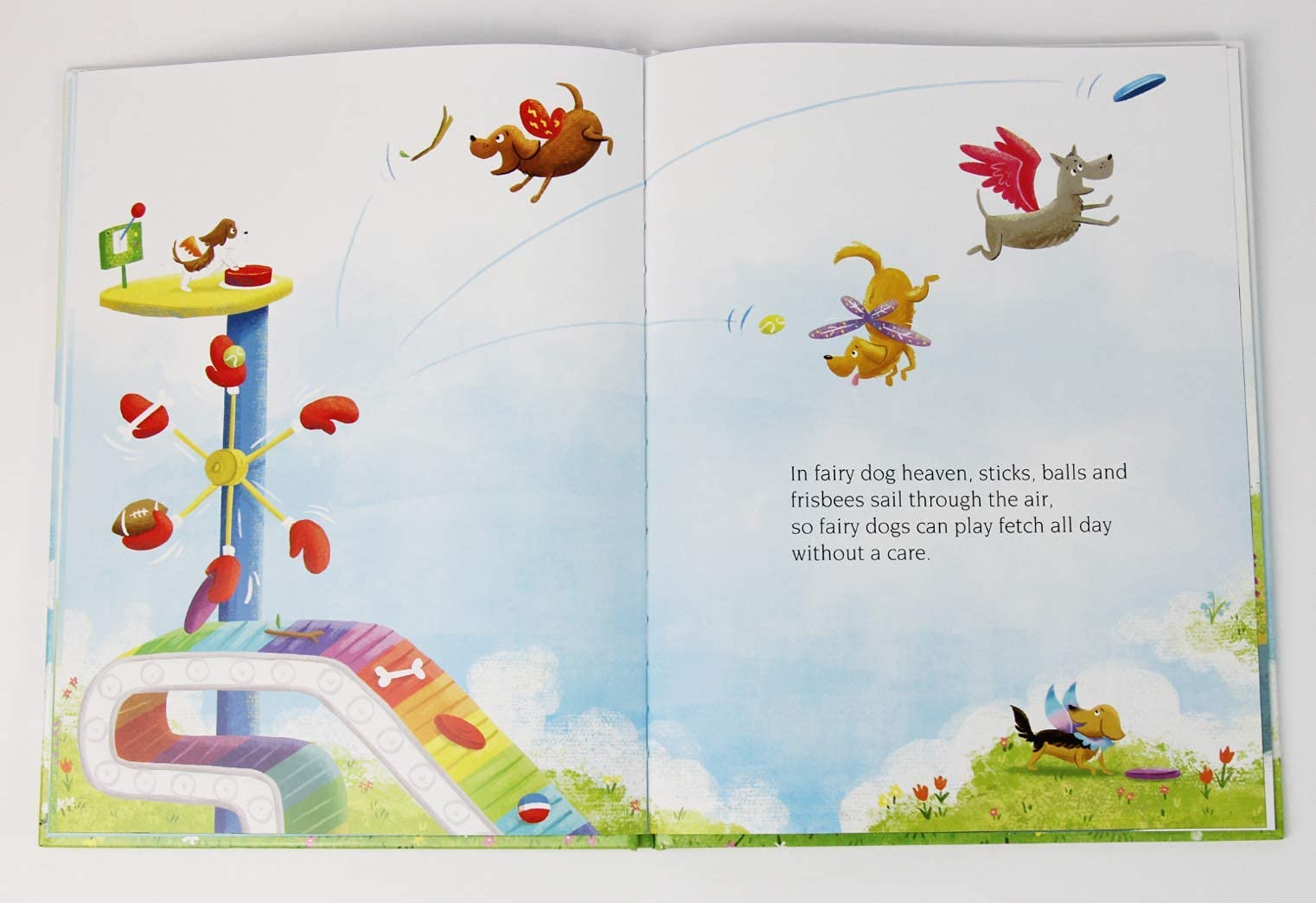 Fairy Dog Heaven: Whimsical view of dog heaven helps kids cope with loss of dog. Kids dog book to help with pet loss.