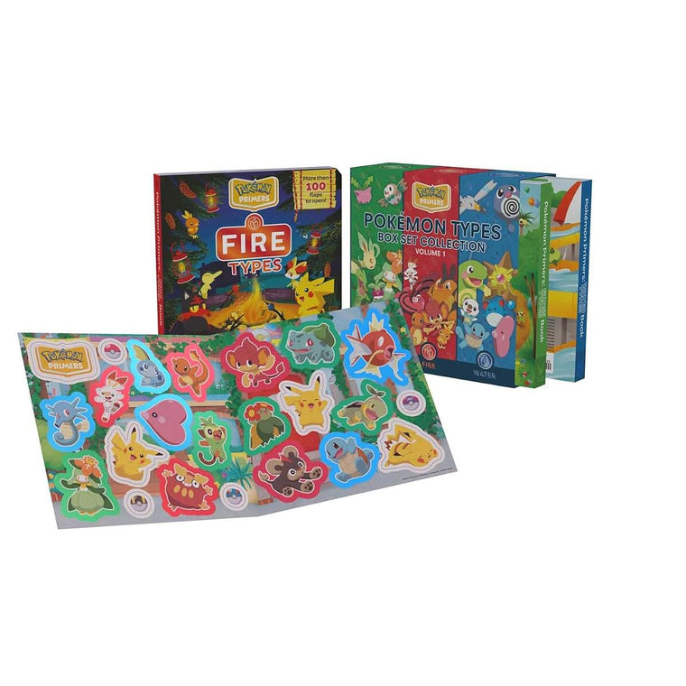 Pokémon Primers Types: Box Set Collection Volume 1: Grass, Fire, and Water (14)
