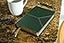 NIV, Compact Center-Column Reference Bible, Leathersoft, Green, Red Letter, Comfort Print
