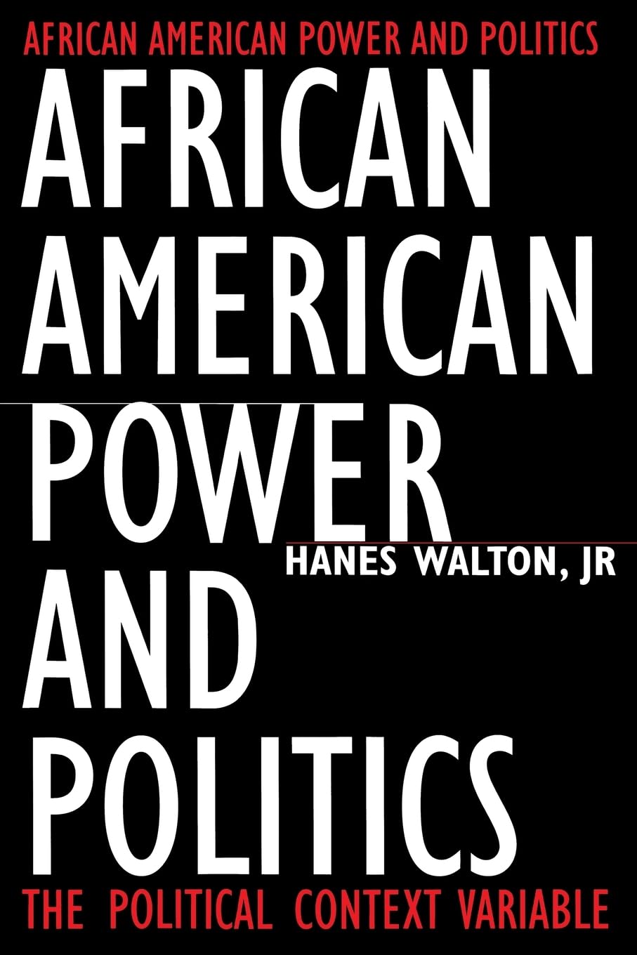 African American Power and Politics