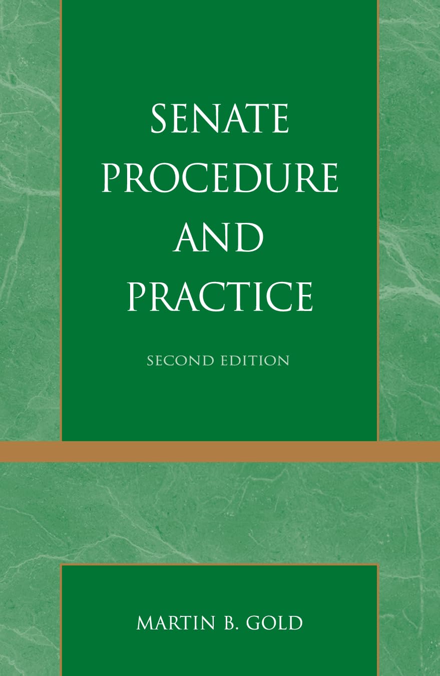 Senate Procedure and Practice (Senate Procedure & Practice (Paper))
