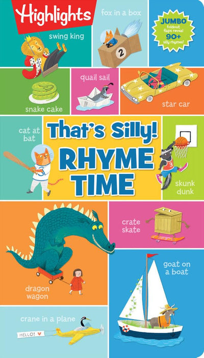 That's Silly!(TM) Rhyme Time (Highlights Hidden Pictures Foldout-Fun Puzzle Books)