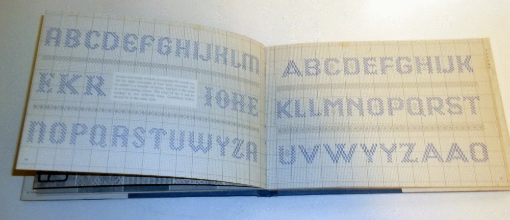 A handbook of lettering for stitchers by Svennas, Elsie