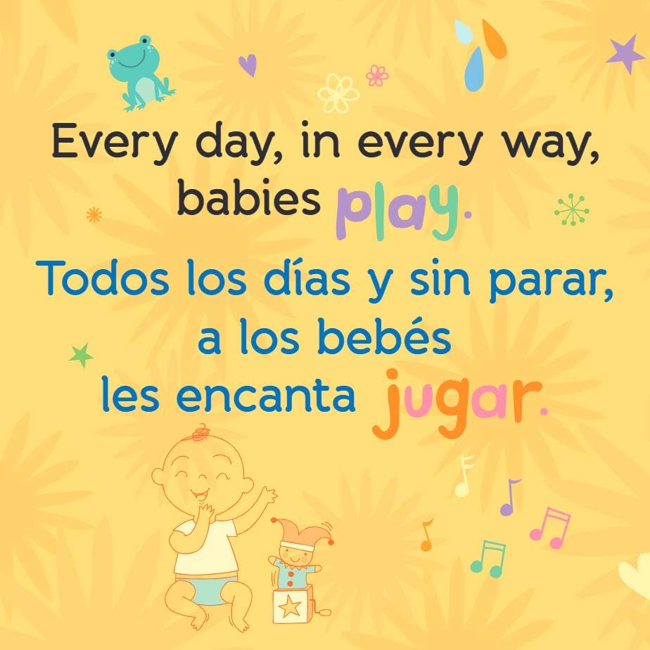 Play / Jugar: A board book about playtime/Un libro de cartón sobre actividades y diversiones (Happy Healthy Baby Board Books) (Spanish and English Edition)
