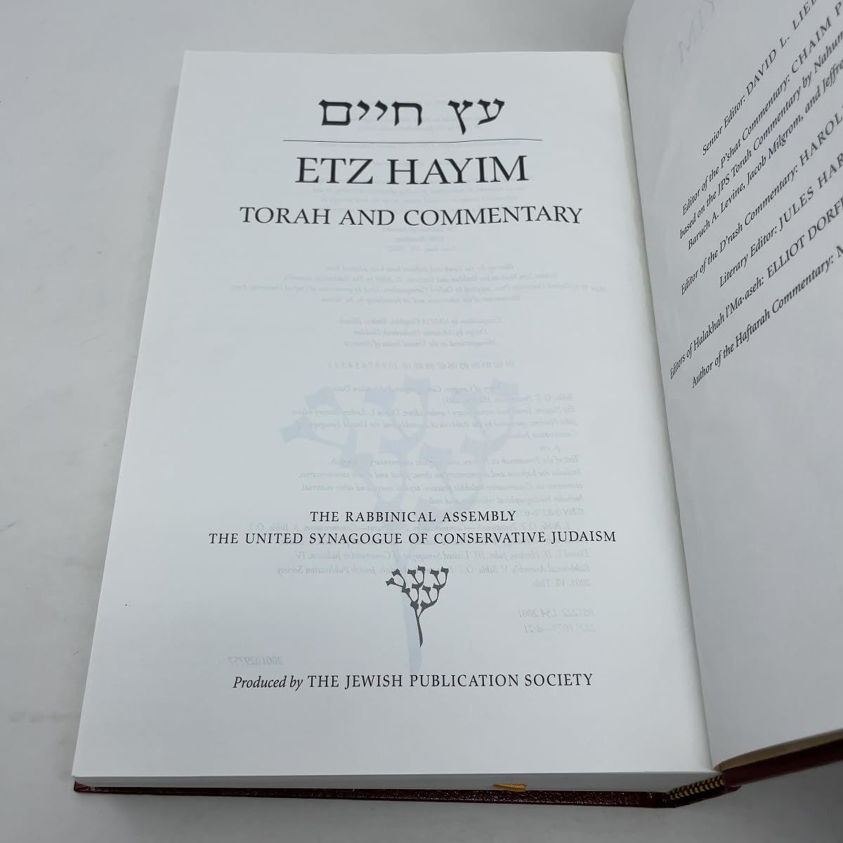 Etz Hayim: Torah and Commentary