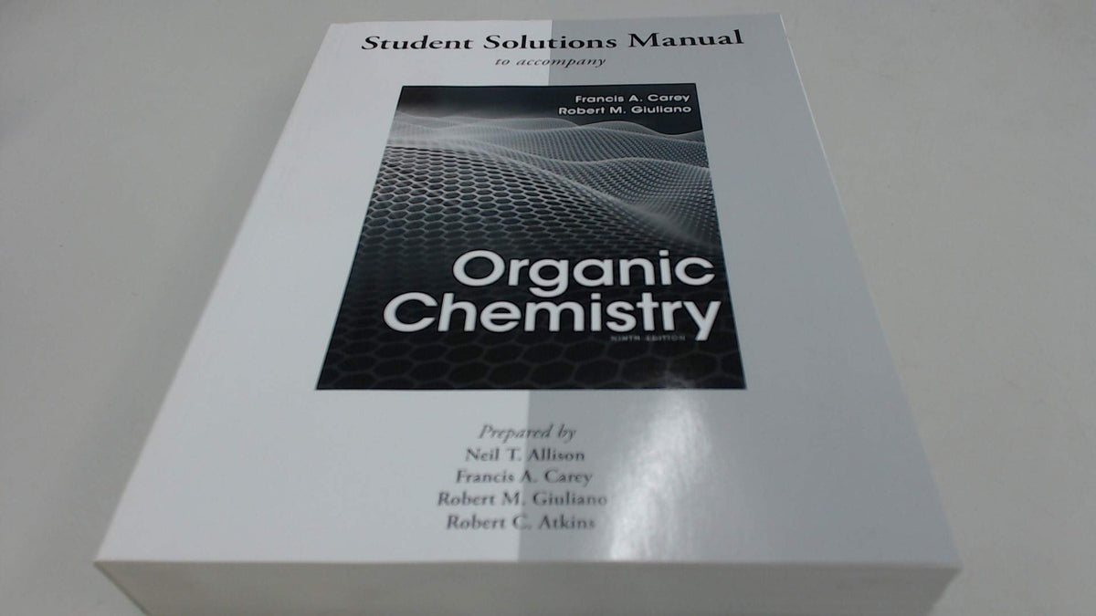 Solutions Manual for Organic Chemistry