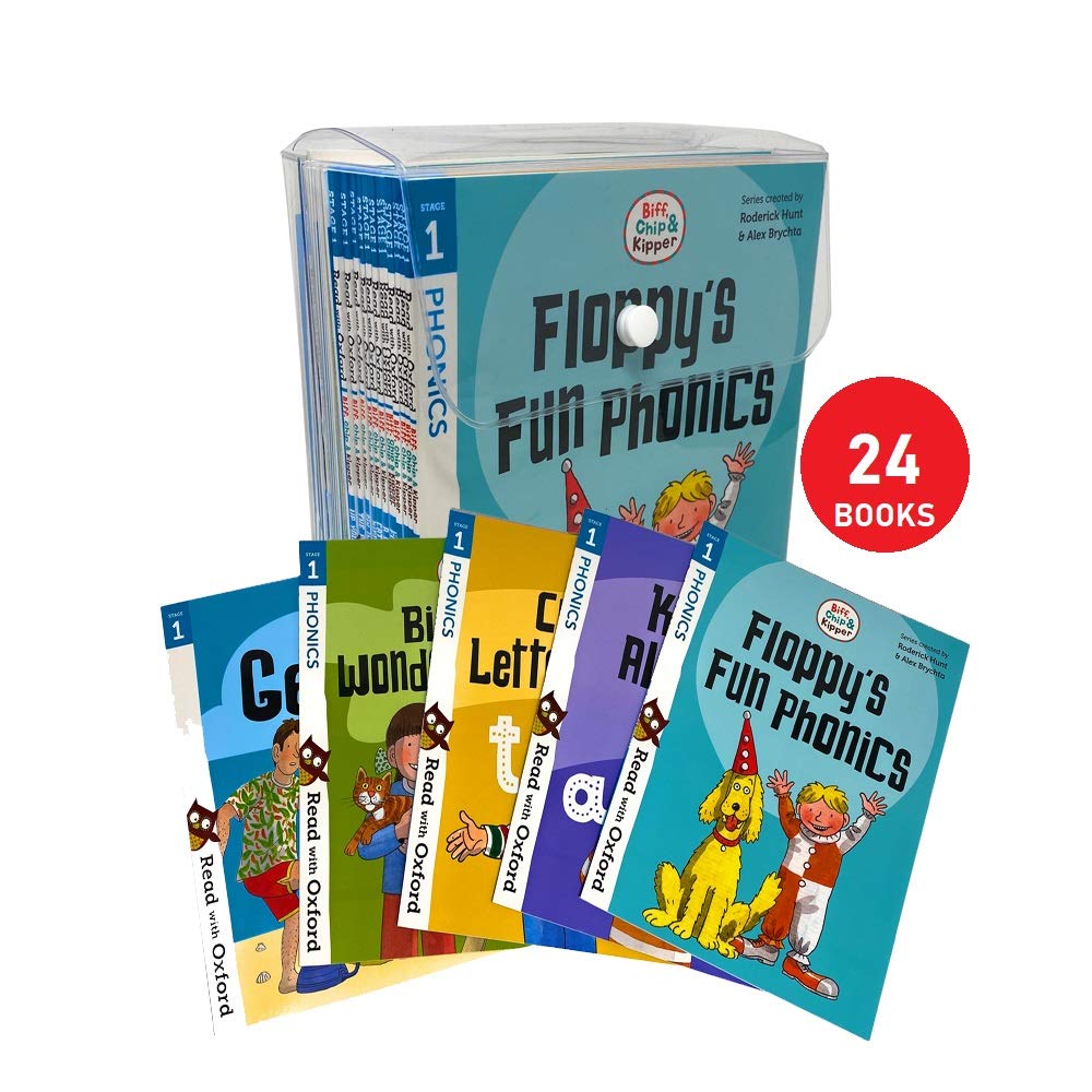 Biff, Chip and Kipper Stage 1 Read with Oxford: 3+: 24 Books Collection Set