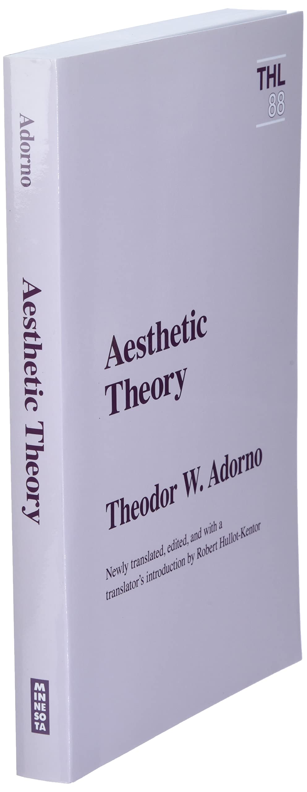 Aesthetic Theory (Volume 88) (Theory and History of Literature)