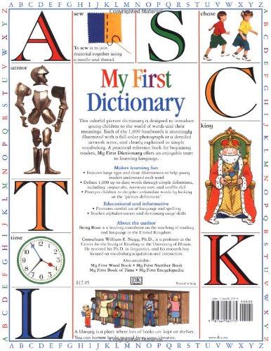 My First Dictionary: 1,000 words, pictures, and def