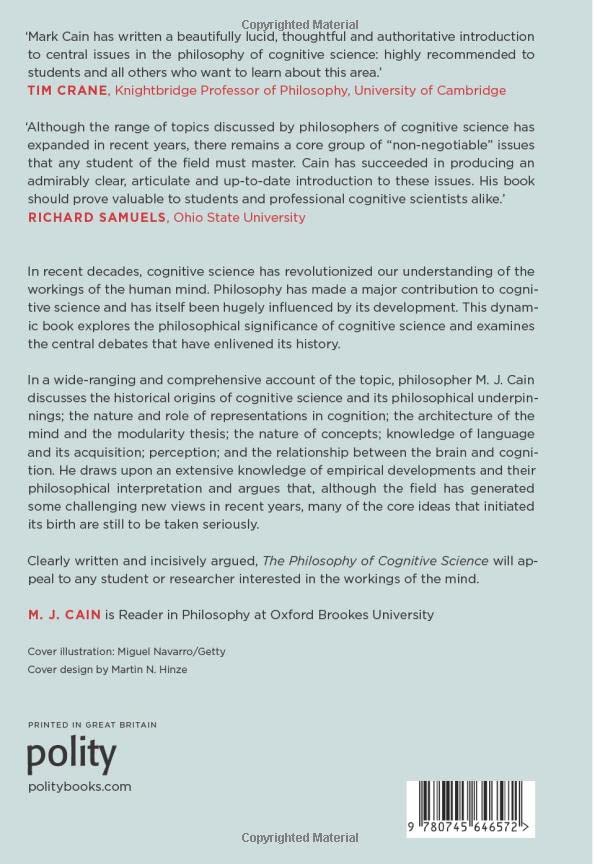 The Philosophy of Cognitive Science