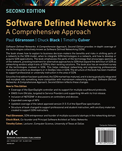 Software Defined Networks: A Comprehensive Approach