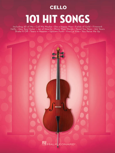 101 Hit Songs: for Cello