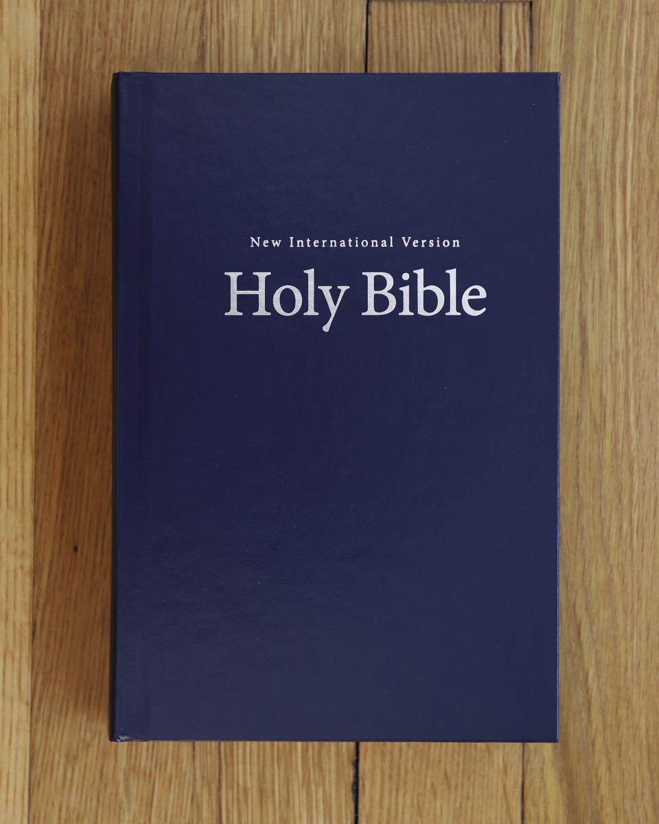 NIV, Pew and Worship Bible, Hardcover, Blue, Comfort Print