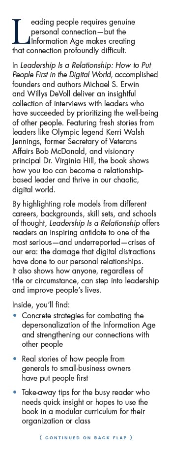 Leadership is a Relationship: How to Put People First in the Digital World