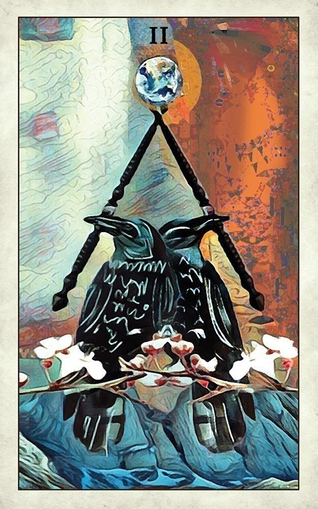Crow Tarot: 78-Card Rider-Waite? Style Tarot Deck with Mystical Crow & Raven Artwork - Includes Guidebook, Intuitive Meanings, and Custom Spread for Beginners & Experts