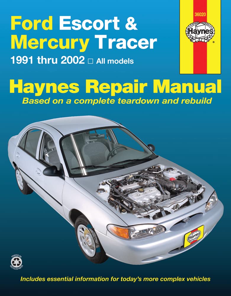 Ford Escort & Mercury Tracer (91-02) Haynes Repair Manual Haynes, J.J.