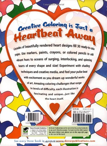 Heart Designs Coloring Book (Dover Romance Coloring Books)