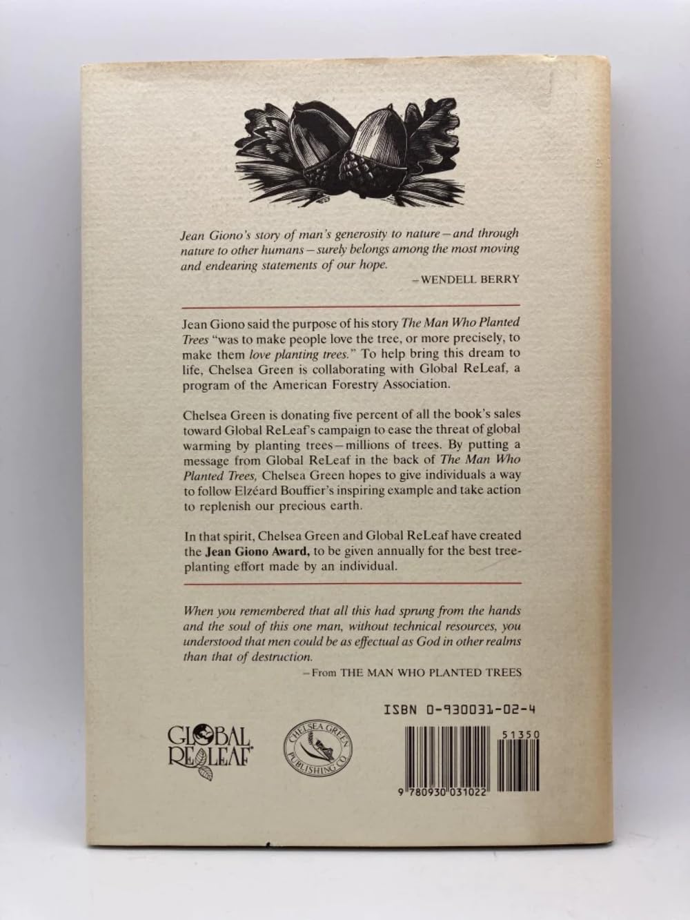 The Man Who Planted Trees by Giono, Jean