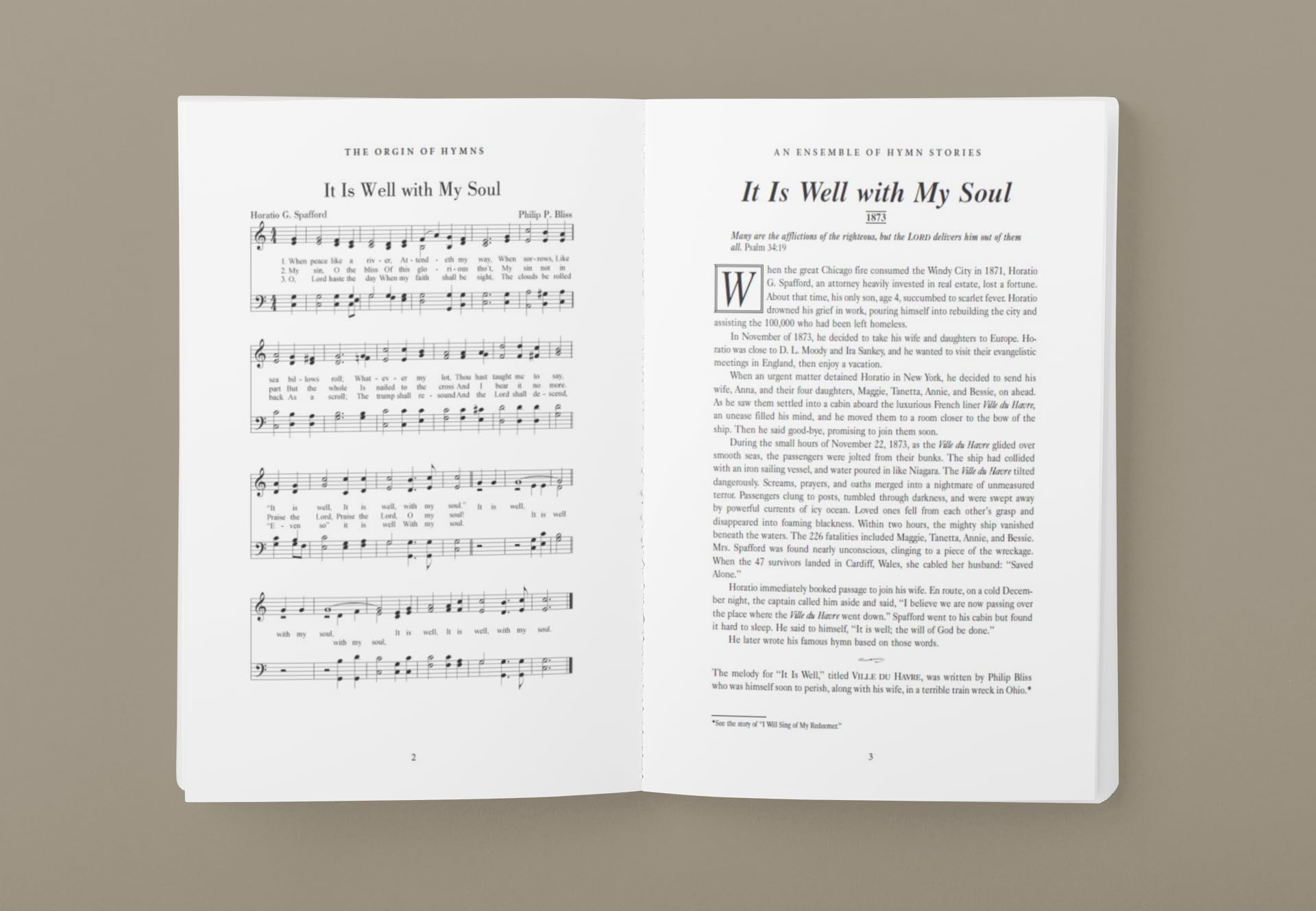 The Origin of Hymns: It Is Well with My Soul