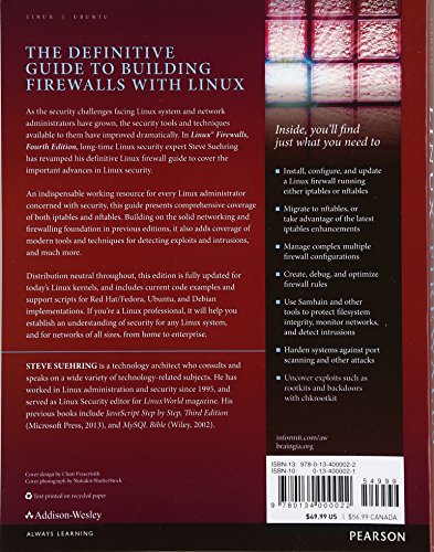 Linux Firewalls: Enhancing Security with nftables and Beyond: Enhancing Security with nftables and Beyond (4th Edition) — back cover
